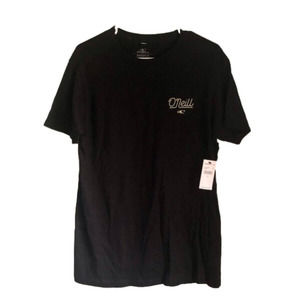 Nwt Mens Cotton Modern Fit O’Neill Black Short Sleeve T-shirt Size Medium